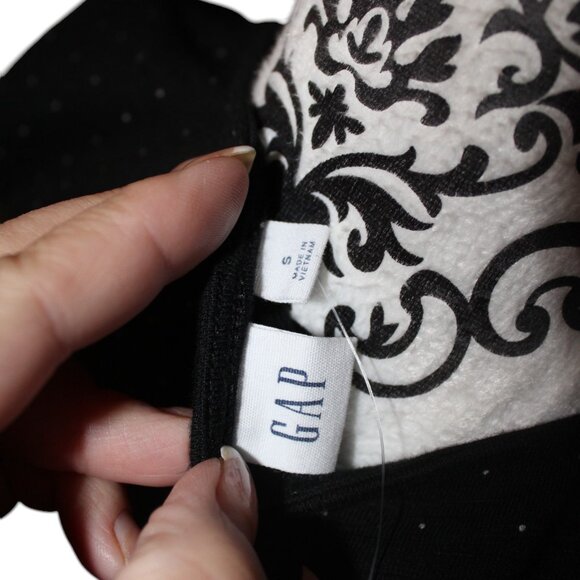 Gap Black Dress With White Dots Swiss Polka Size S Small NWT's - Picture 10 of 11